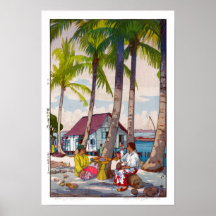 Poster ukiyoe - Yoshida - 06 - Singapour -