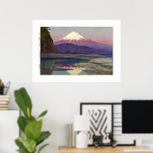 Poster ukiyoe - Yoshida - 08 - Okitsu - (Bureau à domicile)