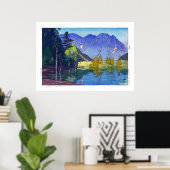 Poster Ukiyoe - Yoshida - 11 - Mt. Hodaka - (Bureau à domicile)