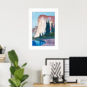 Poster ukiyoe - Yoshida - 15 - El Capitan -  (Bureau à domicile)