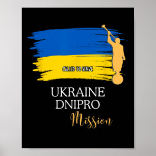 Poster Ukraine Dnipro Mormon Lds Mission Missionnaire