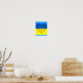 Poster Ukraine Drapeau bleu jaune Thunder_Cove (Cuisine)