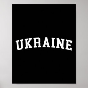 Poster Ukraine Drapeau Ukrainien Zelensky Tryzub Militair