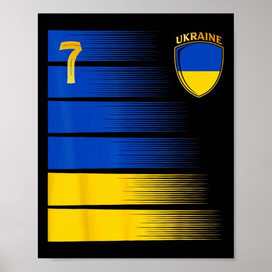 Poster Ukraine Flag Ukrainian Pride Lovers 4  (Devant)