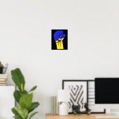Poster Ukraine forte  (Bureau à domicile)
