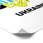 Poster Ukraine Is Power! Emblem Of Ukraine. Trident. (Coin)