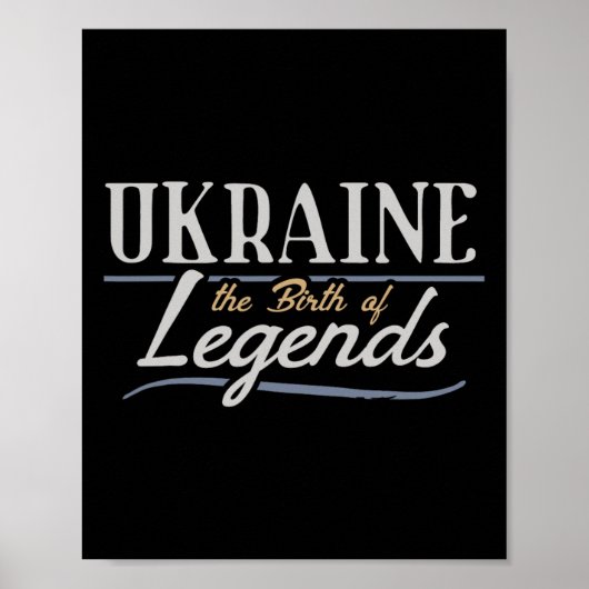 Poster Ukraine la naissance de légendes (Devant)