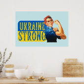Poster Ukraine Rosie forte le Riveter (Cuisine)