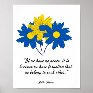 Poster Ukraine Solidarité Imprime le paquet