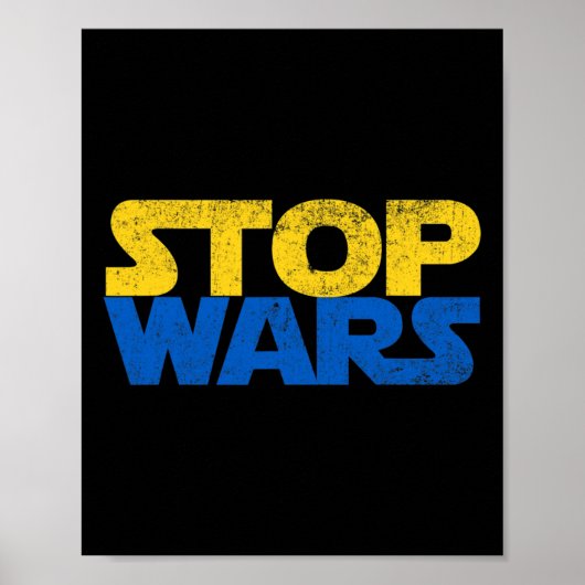 Poster Ukraine Stop Wars (Devant)