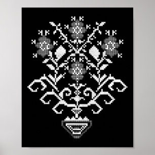 Poster Ukraine Ukrainien Kiev Trysub Drapeau 6