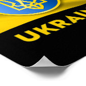 Poster Ukrainian State Symbol - Ukraine Flag  (Coin)