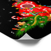 Poster Ukulele Hawaiian Mele Kalikimaka Ukulele Guitar Ch (Coin)