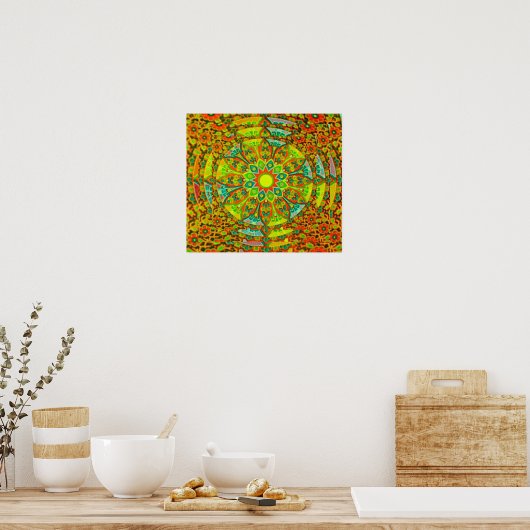 Poster ultime Mandala, petit (Cuisine)