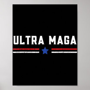 Poster Ultra MAGA Et Fier De Cela Anti-Biden