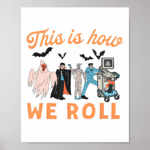 Poster Ultrasound Tech Ghosts Vascular Tech Sonographe H