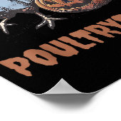 Poster Ultrygeist Halloween poulet fantôme (Coin)