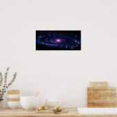 Poster Ulultraviolet violet Andromeda Espace Galaxie (Cuisine)