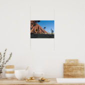 Poster uluru et plaine désertique (Cuisine)
