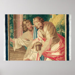 Poster Ulysse a accompagné de Telemachus