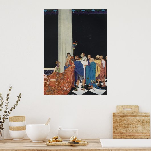 Poster Ulysse dans le Palais de Circe (Cuisine)