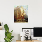 Poster Ulysse Deriding Polyphemus, détail du navire (Bureau à domicile)