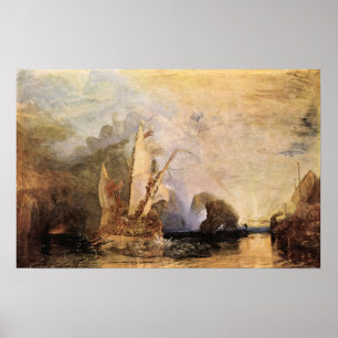 Poster Ulysse en odyssée de Homer - Joseph Mallord Turner