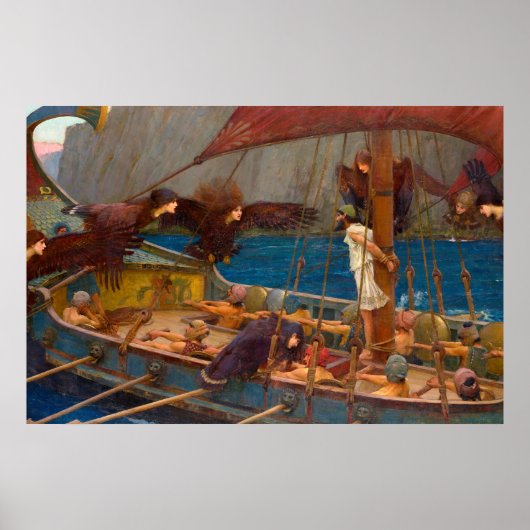 Poster Ulysse et les sirènes (Devant)