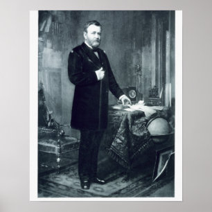 Poster Ulysse S. Grant, 18ème président du Sta uni