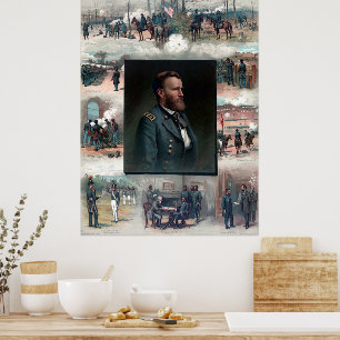 Poster Ulysse S Grant Académie militaire d'West Point App