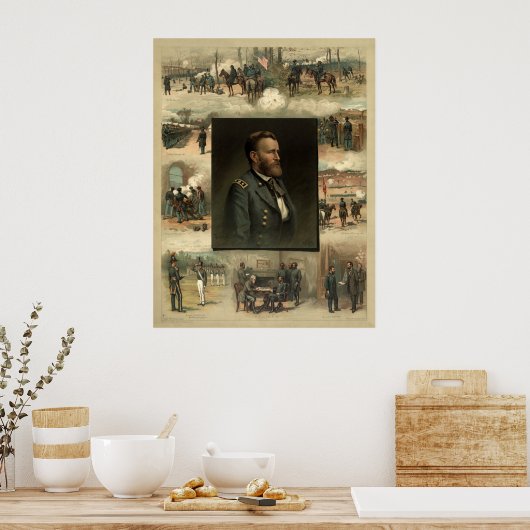 Poster Ulysses Grant, 1885 (Cuisine)