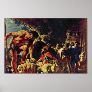 Poster Ulysses In The Cave Of Polyphemus By Jordaens Jaco