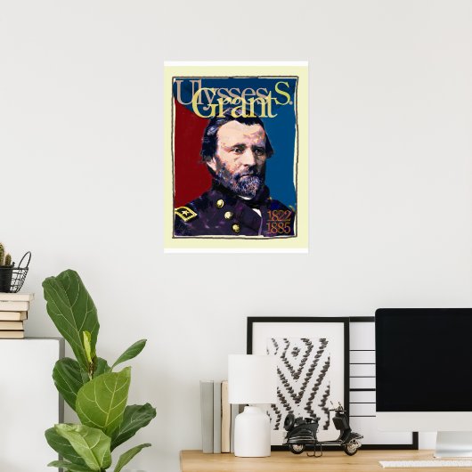 Poster Ulysses S. Grant (Bureau à domicile)