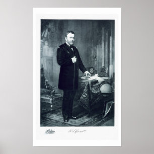 Poster Ulysses S. Grant, 18e Président des États-Unis
