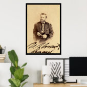 Poster Ulysses S. Grant Signed Card 1862 (Bureau à domicile)