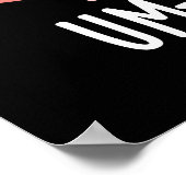 Poster Um-cerveau-lla Funny Cerveau Puns Dark BG (Coin)