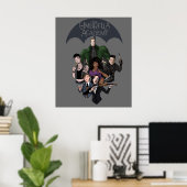 Poster Umbrella Academy 12345 7 (Bureau à domicile)