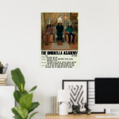 Poster Umbrella Academy Alternative Art TV Show Large (Bureau à domicile)