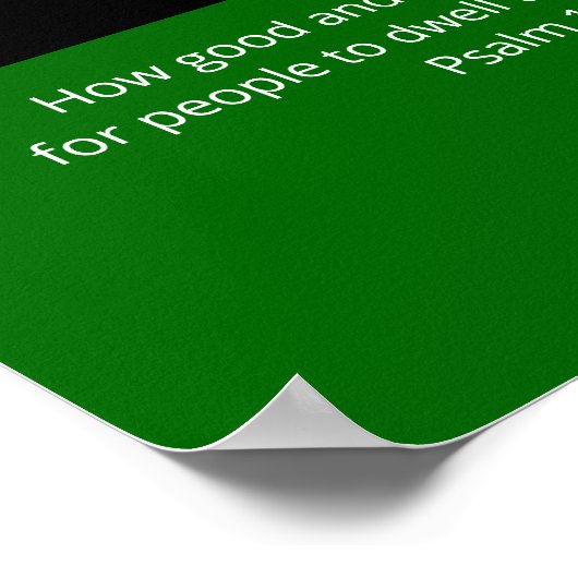 Poster UMOJA Unité Kwanzaa (Coin)