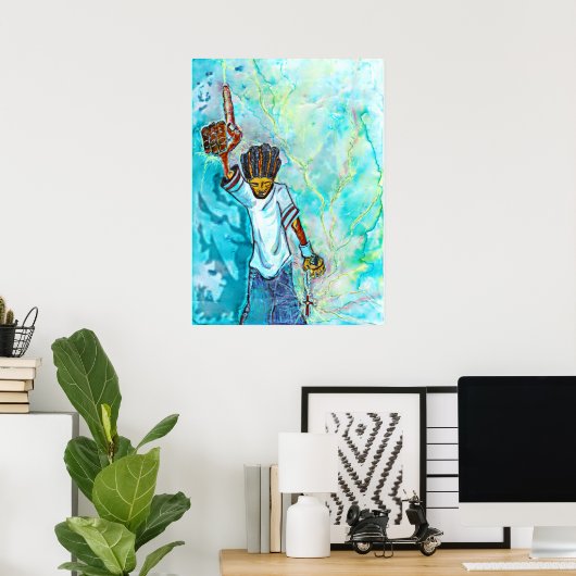 Poster Un ! (Bureau à domicile)