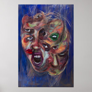 Poster Un a survolé le nid du cacao