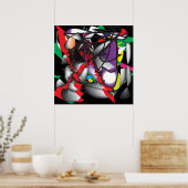 POSTER UN ABSTRAIT (Cuisine)