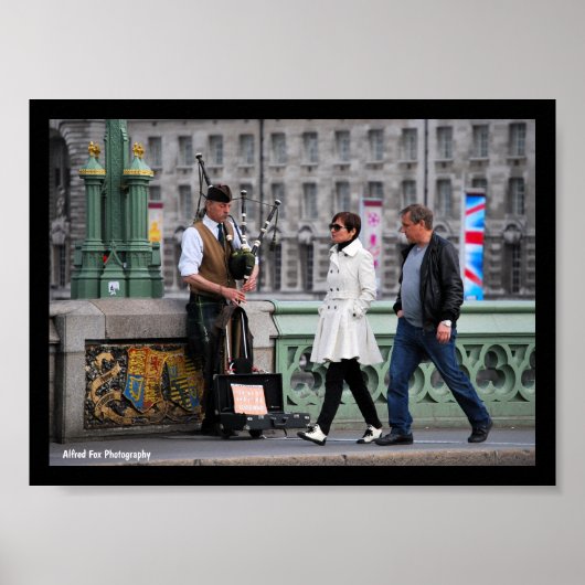 Poster Un accueil écossais à Londres (Devant)