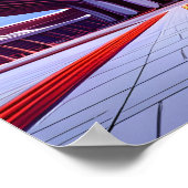 Poster Un Aéroport Intergalactique Dans L'Espace (Coin)