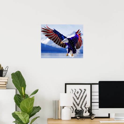 Poster Un aigle américain (Bureau à domicile)