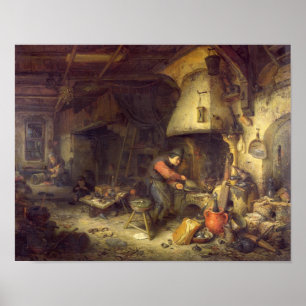 Poster Un alchimiste, 1611