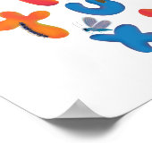 Poster Un Alphabet de Collection de Bugs pour Enfants en  (Coin)