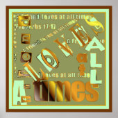 Poster Un Ami Aime En Tout Temps (Devant)