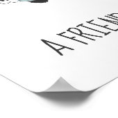 Poster Un ami aime en tout temps les enfants (Coin)