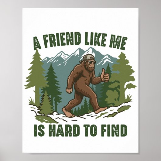 Poster Un ami comme moi est difficile à trouver Bigfoot S (Devant)